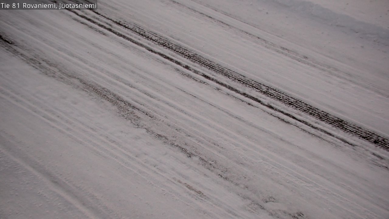 Weather Camera Image Road 81 Rovaniemi, Juotasniemi, Rovaniemi, Lappi