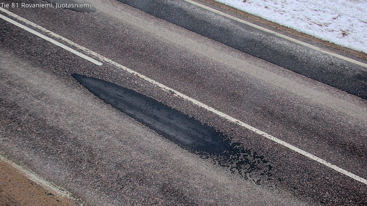 Weather Camera Image Road 81 Rovaniemi, Juotasniemi, Rovaniemi, Lappi