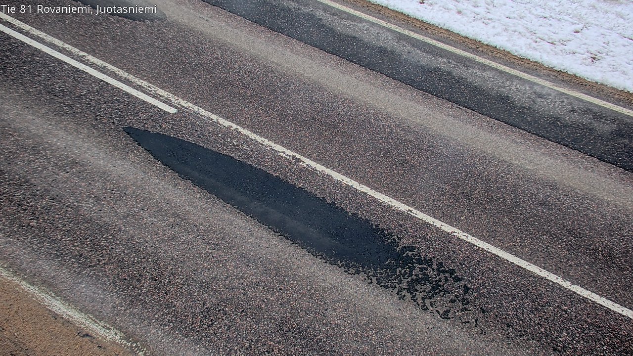 Weather Camera Image Road 81 Rovaniemi, Juotasniemi, Rovaniemi, Lappi