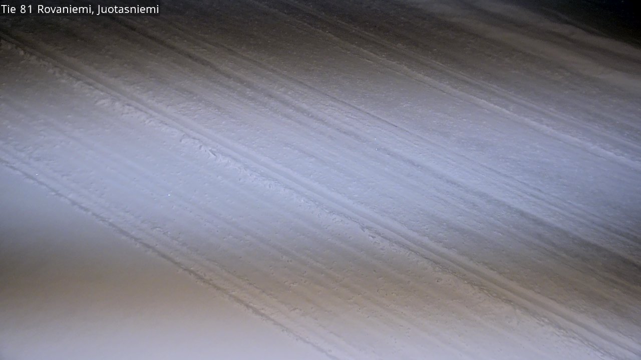 Weather Camera Image Road 81 Rovaniemi, Juotasniemi, Rovaniemi, Lappi