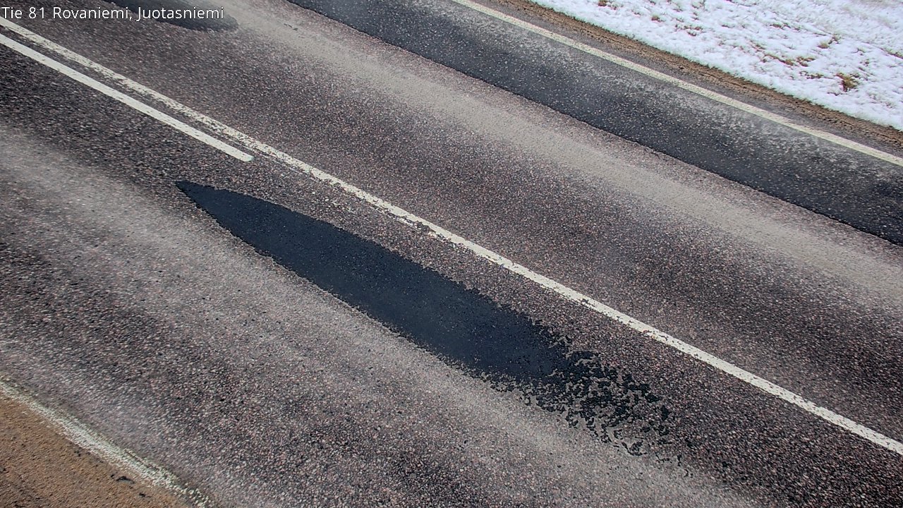 Weather Camera Image Road 81 Rovaniemi, Juotasniemi, Rovaniemi, Lappi