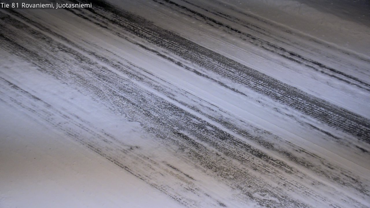 Weather Camera Image Väg 81 Rovaniemi, Juotasniem, Rovaniemi, Lappi