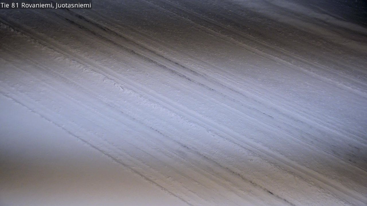 Weather Camera Image Road 81 Rovaniemi, Juotasniemi, Rovaniemi, Lappi
