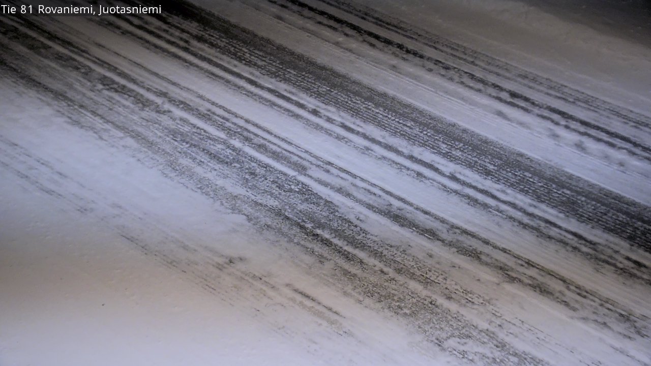 Weather Camera Image Väg 81 Rovaniemi, Juotasniem, Rovaniemi, Lappi