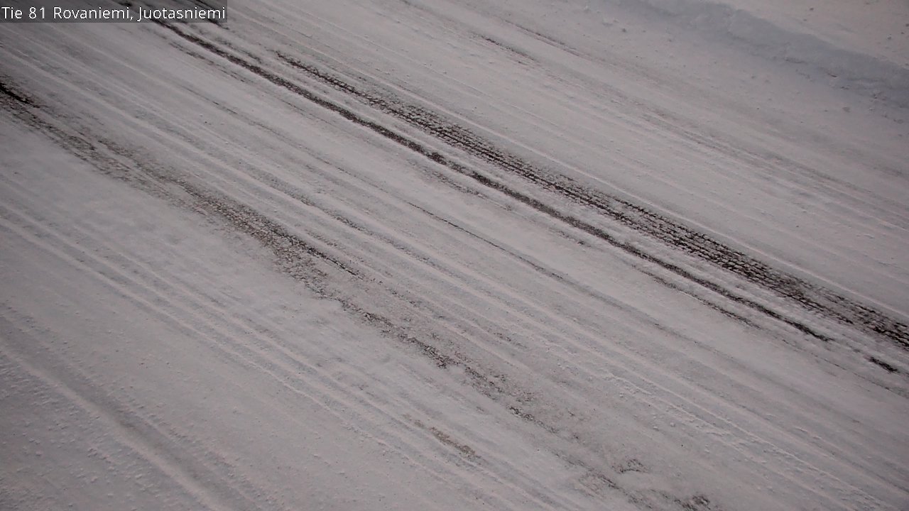Weather Camera Image Road 81 Rovaniemi, Juotasniemi, Rovaniemi, Lappi