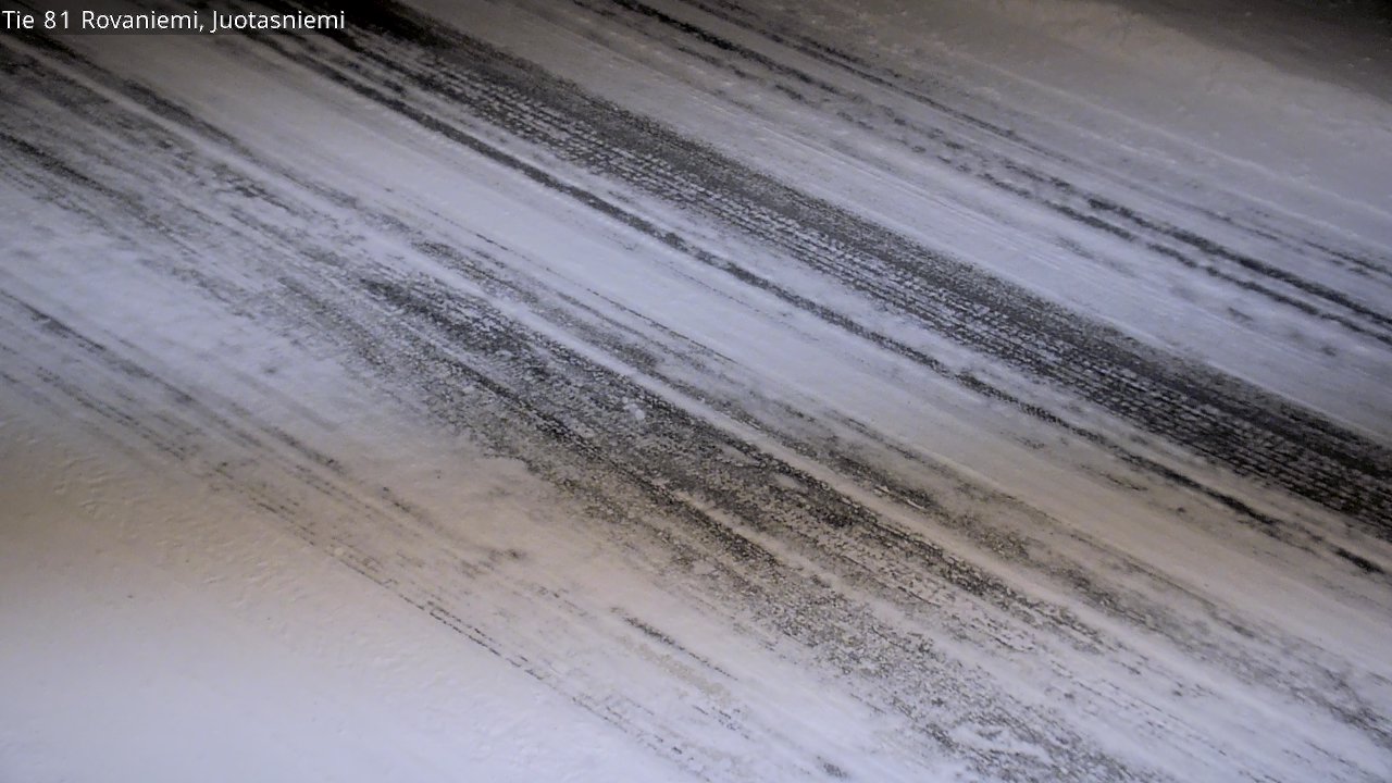 Weather Camera Image Väg 81 Rovaniemi, Juotasniem, Rovaniemi, Lappi