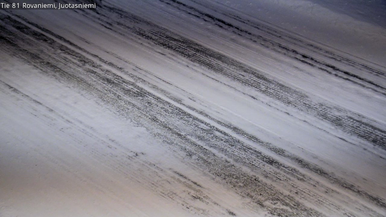 Weather Camera Image Väg 81 Rovaniemi, Juotasniem, Rovaniemi, Lappi