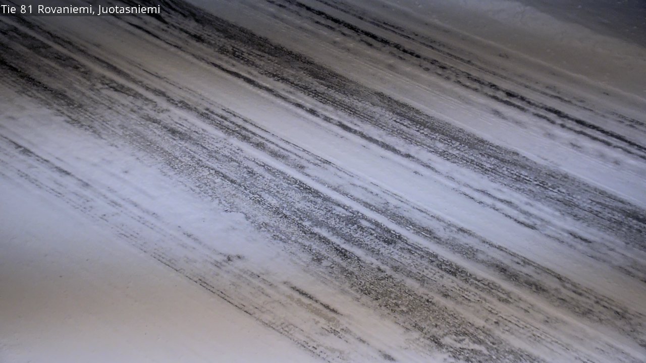 Weather Camera Image Väg 81 Rovaniemi, Juotasniem, Rovaniemi, Lappi