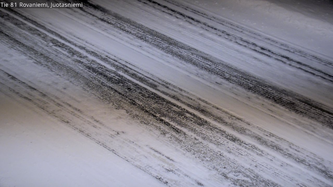 Weather Camera Image Väg 81 Rovaniemi, Juotasniem, Rovaniemi, Lappi