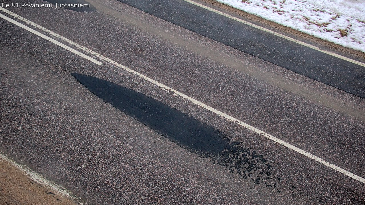 Weather Camera Image Väg 81 Rovaniemi, Juotasniem, Rovaniemi, Lappi