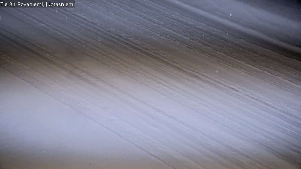 Weather Camera Image Road 81 Rovaniemi, Juotasniemi, Rovaniemi, Lappi