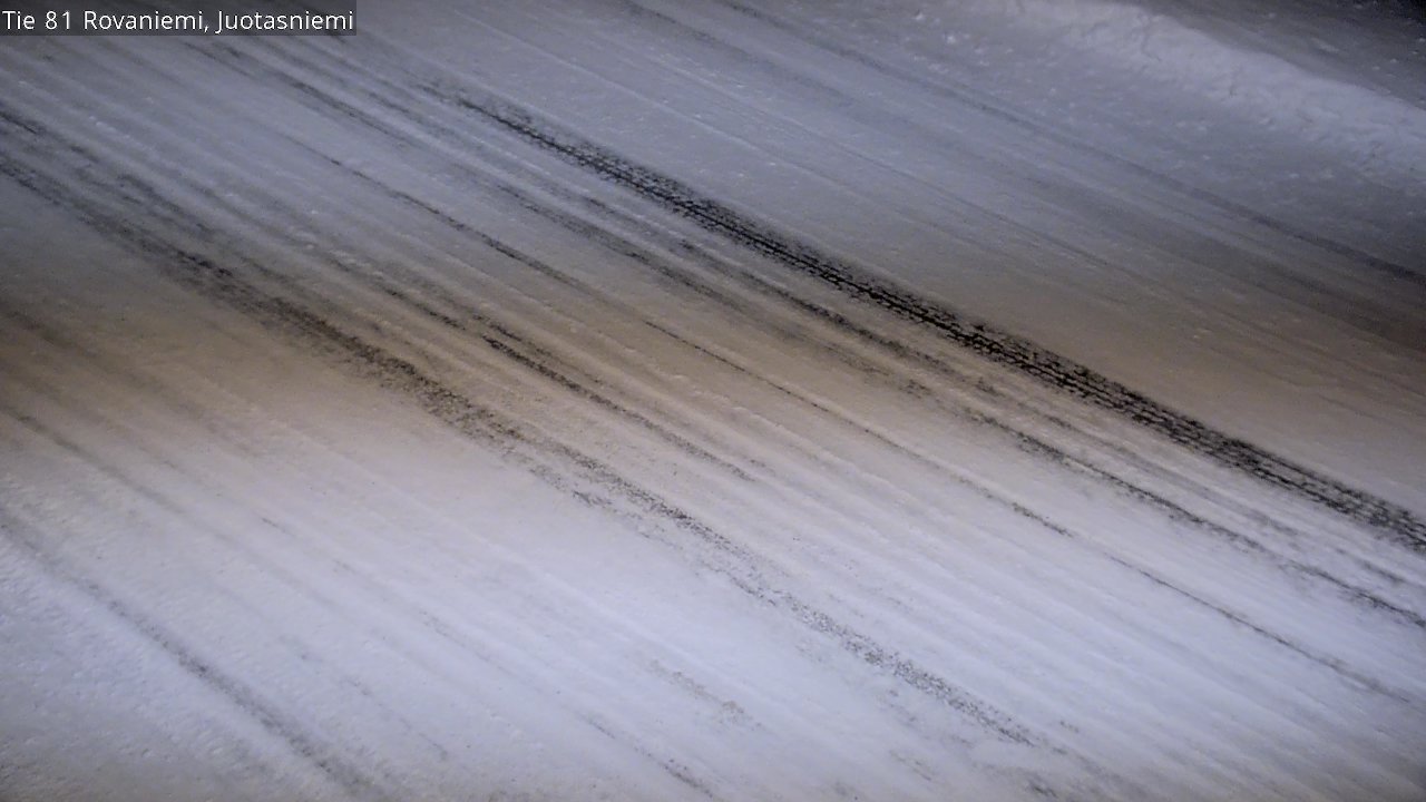 Weather Camera Image Road 81 Rovaniemi, Juotasniemi, Rovaniemi, Lappi