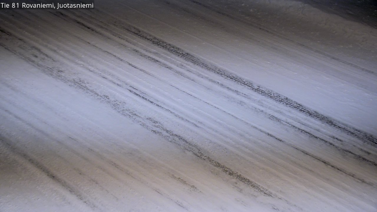 Weather Camera Image Road 81 Rovaniemi, Juotasniemi, Rovaniemi, Lappi