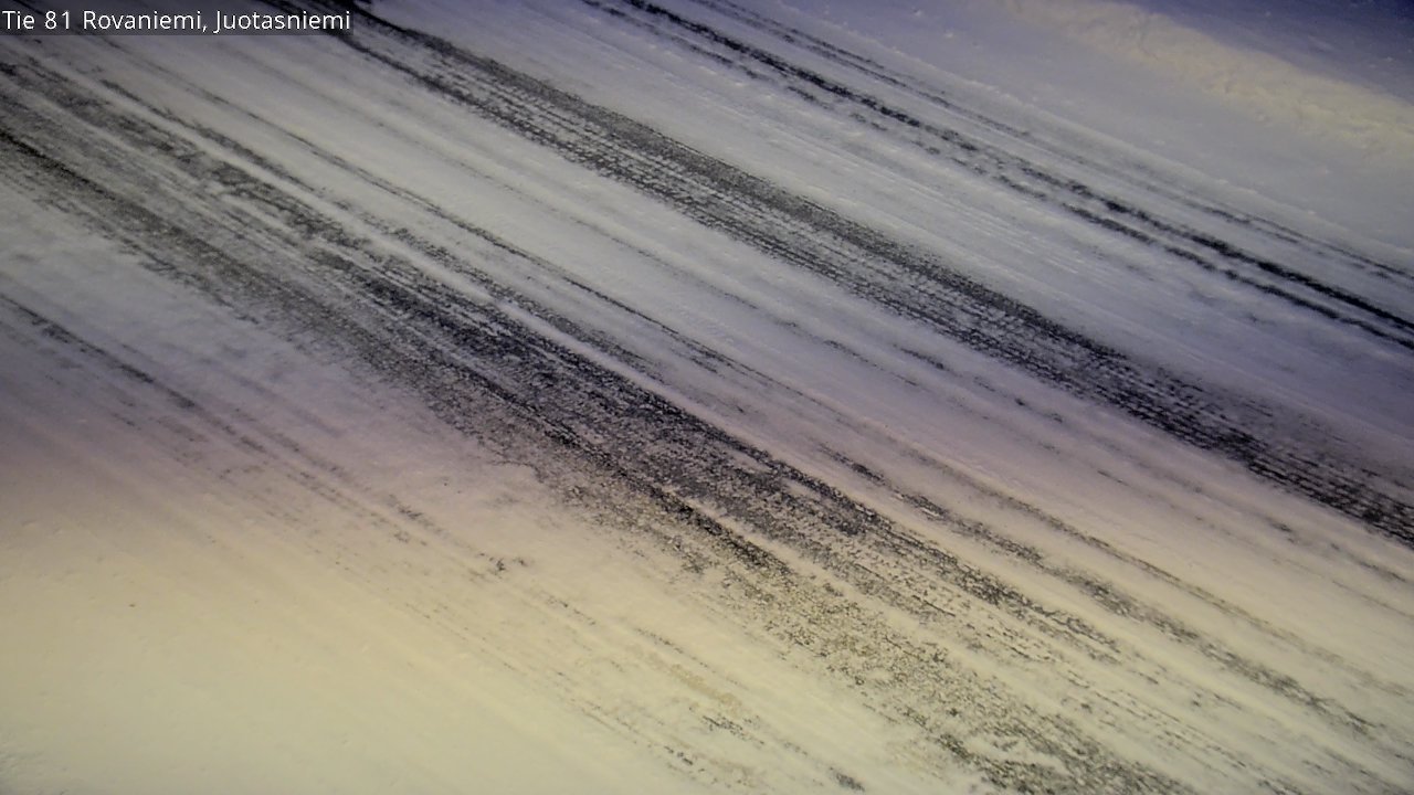 Weather Camera Image Road 81 Rovaniemi, Juotasniemi, Rovaniemi, Lappi