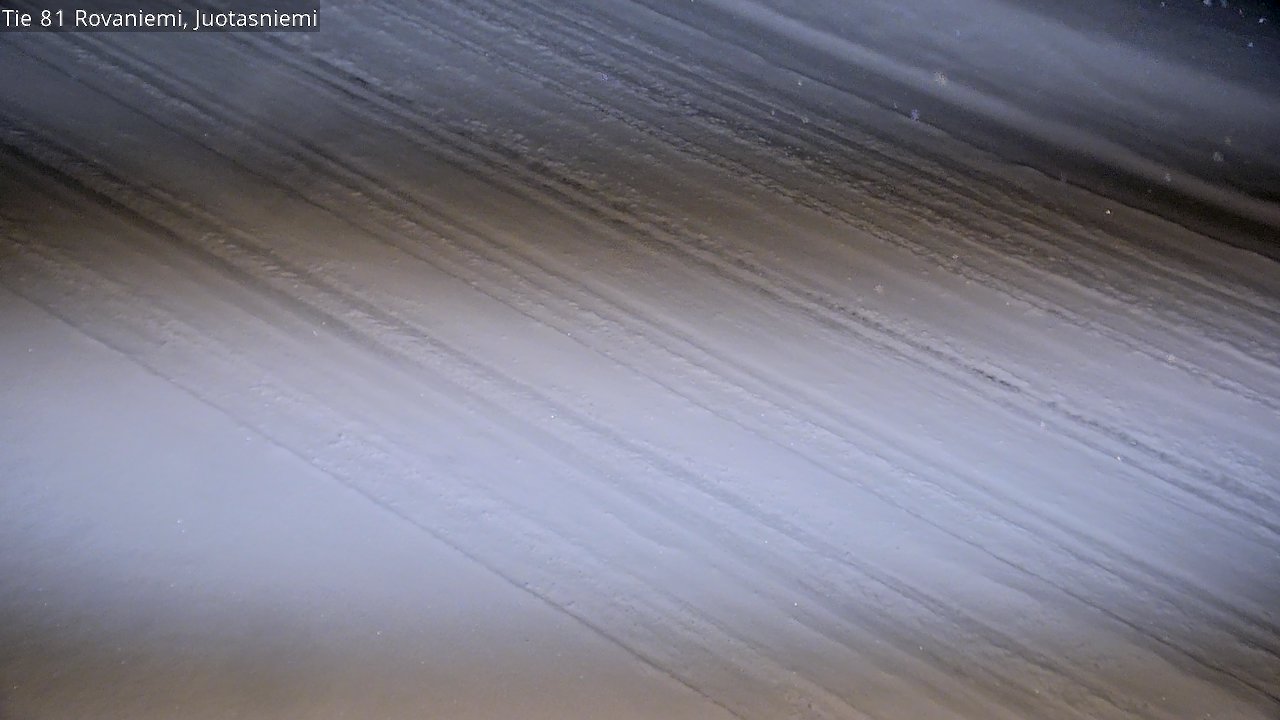 Weather Camera Image Road 81 Rovaniemi, Juotasniemi, Rovaniemi, Lappi
