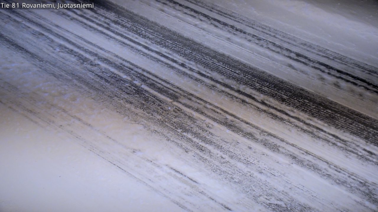 Weather Camera Image Väg 81 Rovaniemi, Juotasniem, Rovaniemi, Lappi