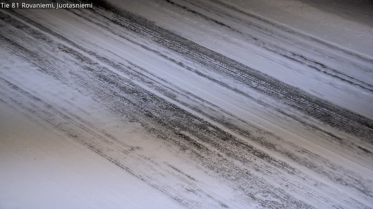 Weather Camera Image Väg 81 Rovaniemi, Juotasniem, Rovaniemi, Lappi