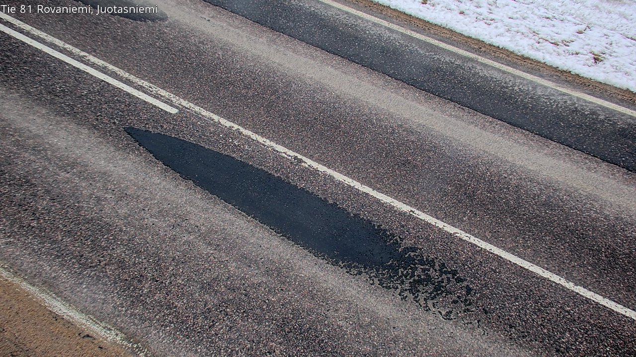 Weather Camera Image Road 81 Rovaniemi, Juotasniemi, Rovaniemi, Lappi