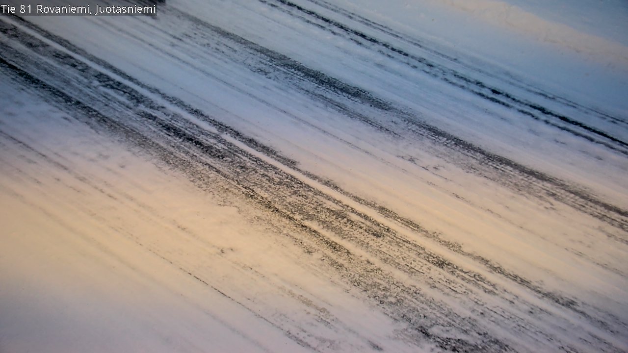 Weather Camera Image Road 81 Rovaniemi, Juotasniemi, Rovaniemi, Lappi