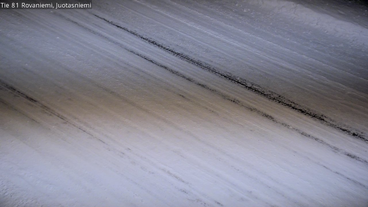 Weather Camera Image Road 81 Rovaniemi, Juotasniemi, Rovaniemi, Lappi