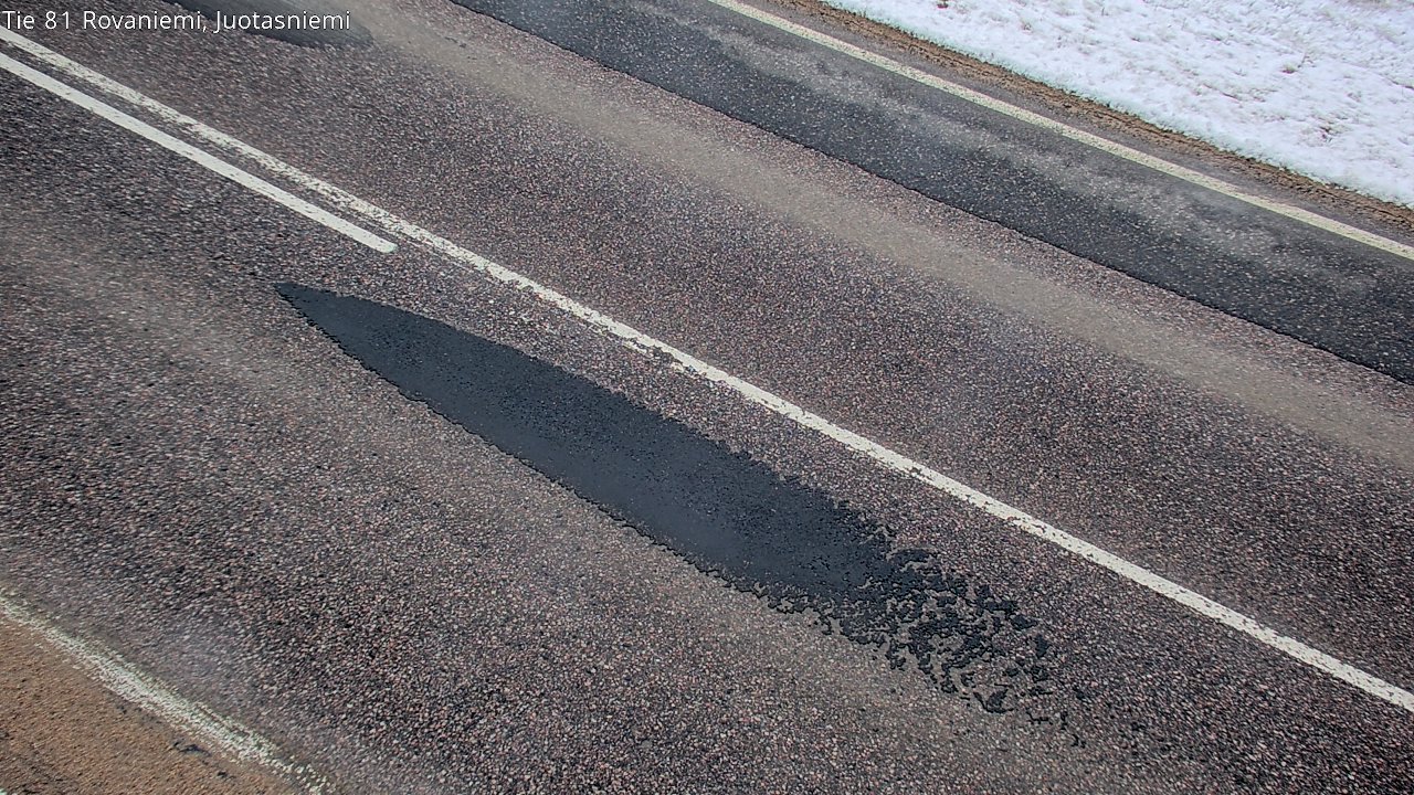 Weather Camera Image Road 81 Rovaniemi, Juotasniemi, Rovaniemi, Lappi