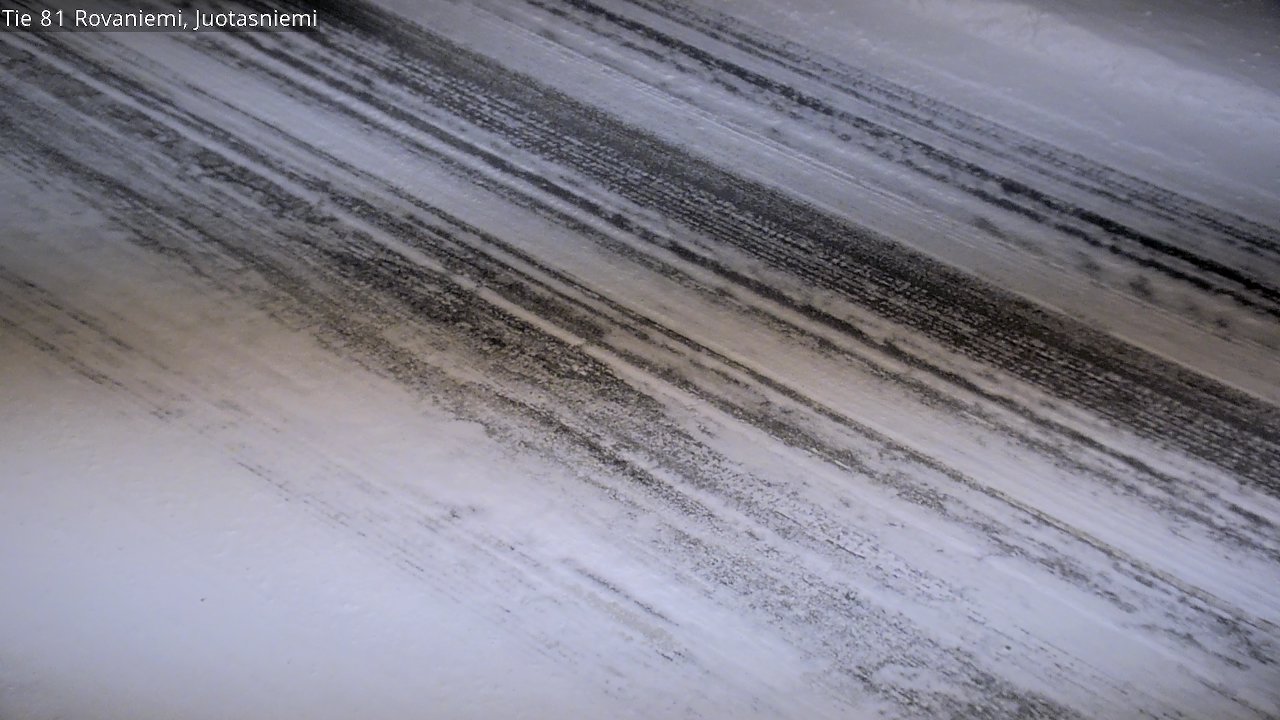Weather Camera Image Väg 81 Rovaniemi, Juotasniem, Rovaniemi, Lappi