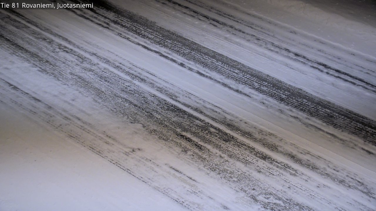 Weather Camera Image Väg 81 Rovaniemi, Juotasniem, Rovaniemi, Lappi