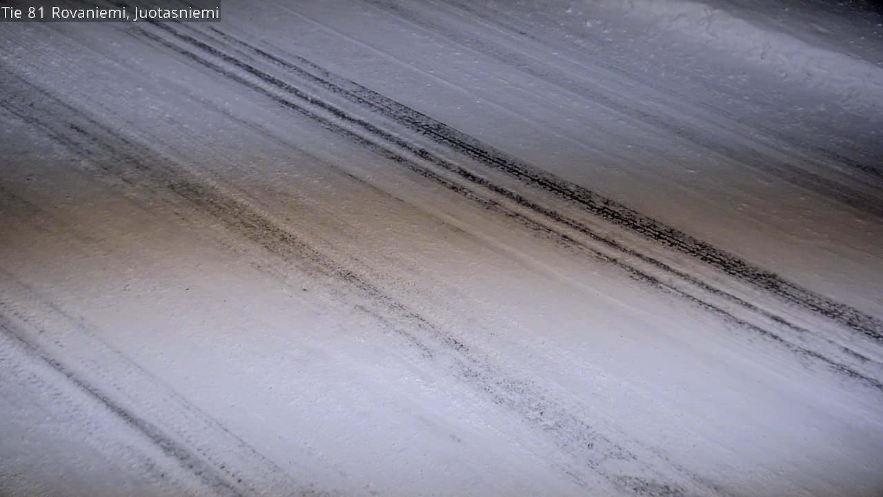 Weather Camera Image Road 81 Rovaniemi, Juotasniemi, Rovaniemi, Lappi