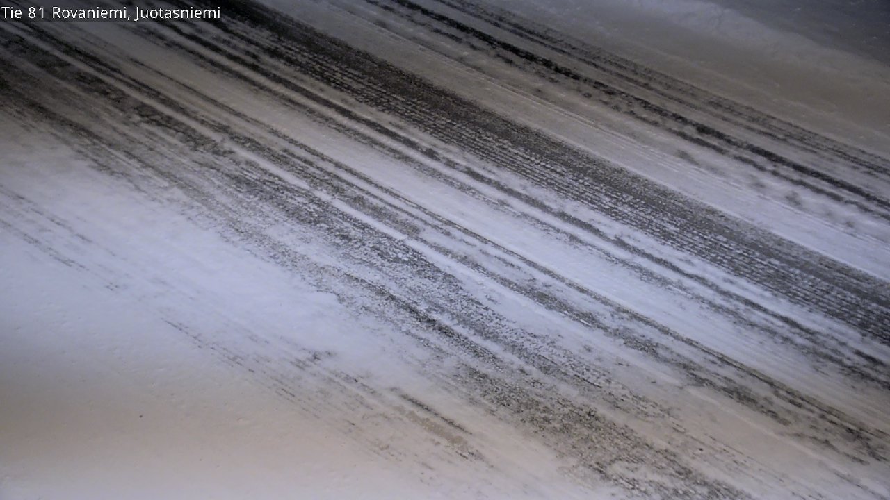 Weather Camera Image Väg 81 Rovaniemi, Juotasniem, Rovaniemi, Lappi