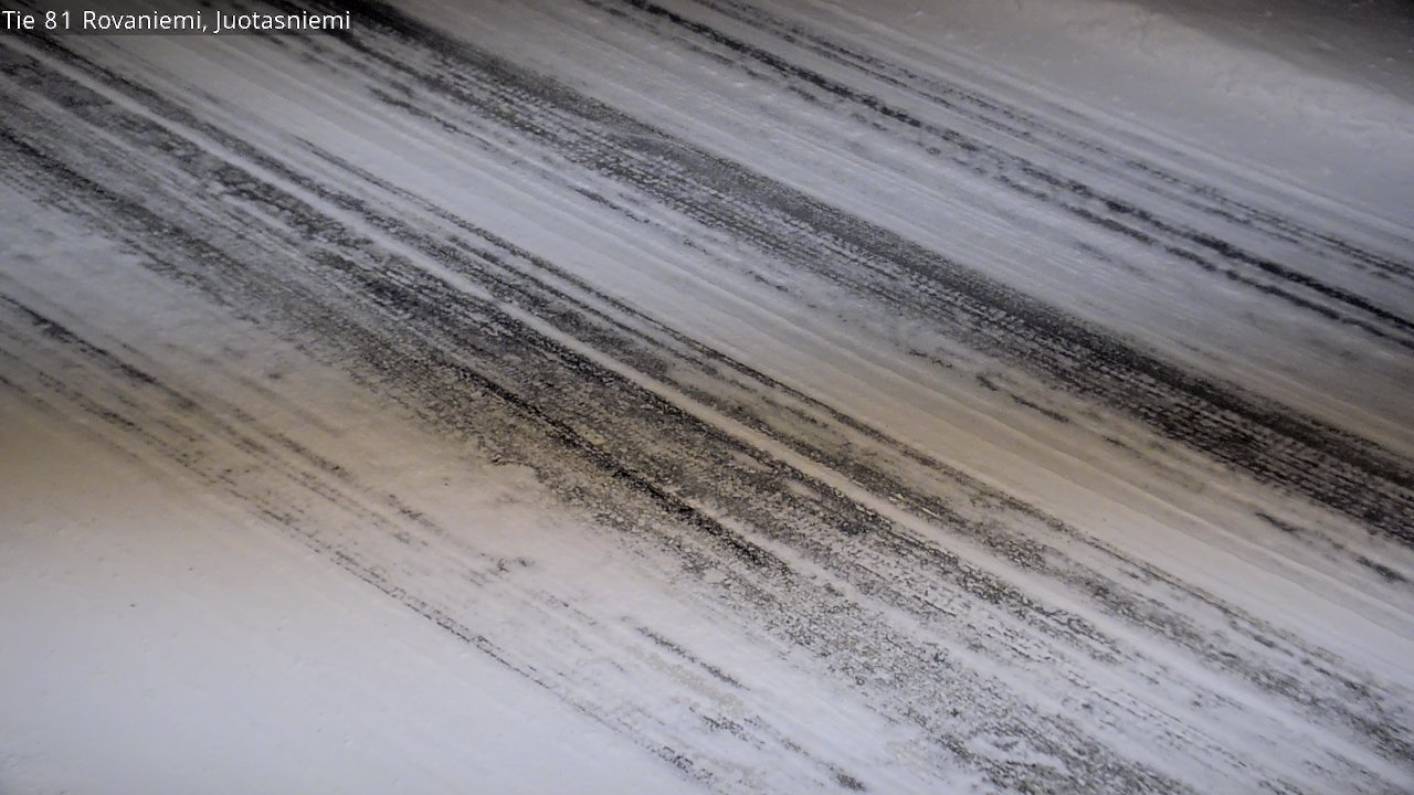 Weather Camera Image Väg 81 Rovaniemi, Juotasniem, Rovaniemi, Lappi