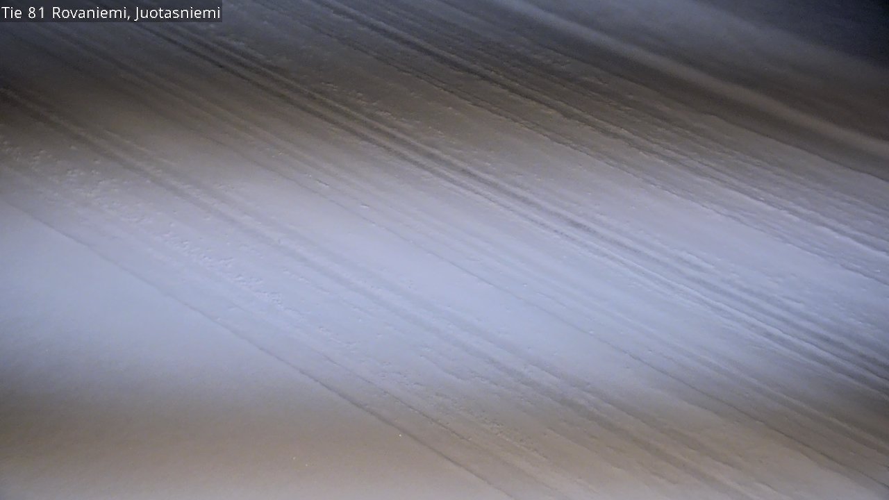 Weather Camera Image Road 81 Rovaniemi, Juotasniemi, Rovaniemi, Lappi