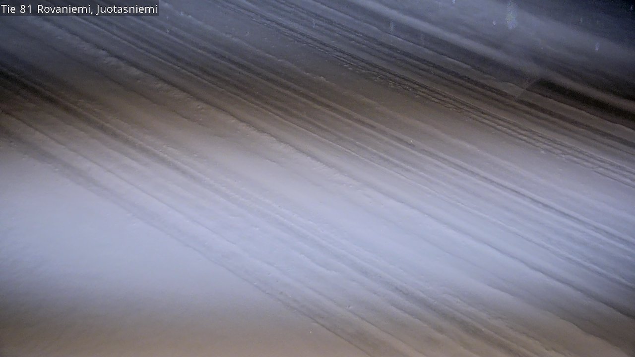 Weather Camera Image Road 81 Rovaniemi, Juotasniemi, Rovaniemi, Lappi