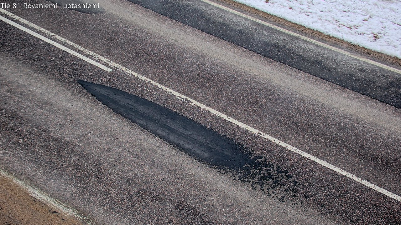 Weather Camera Image Road 81 Rovaniemi, Juotasniemi, Rovaniemi, Lappi