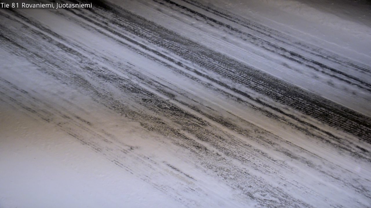 Weather Camera Image Väg 81 Rovaniemi, Juotasniem, Rovaniemi, Lappi