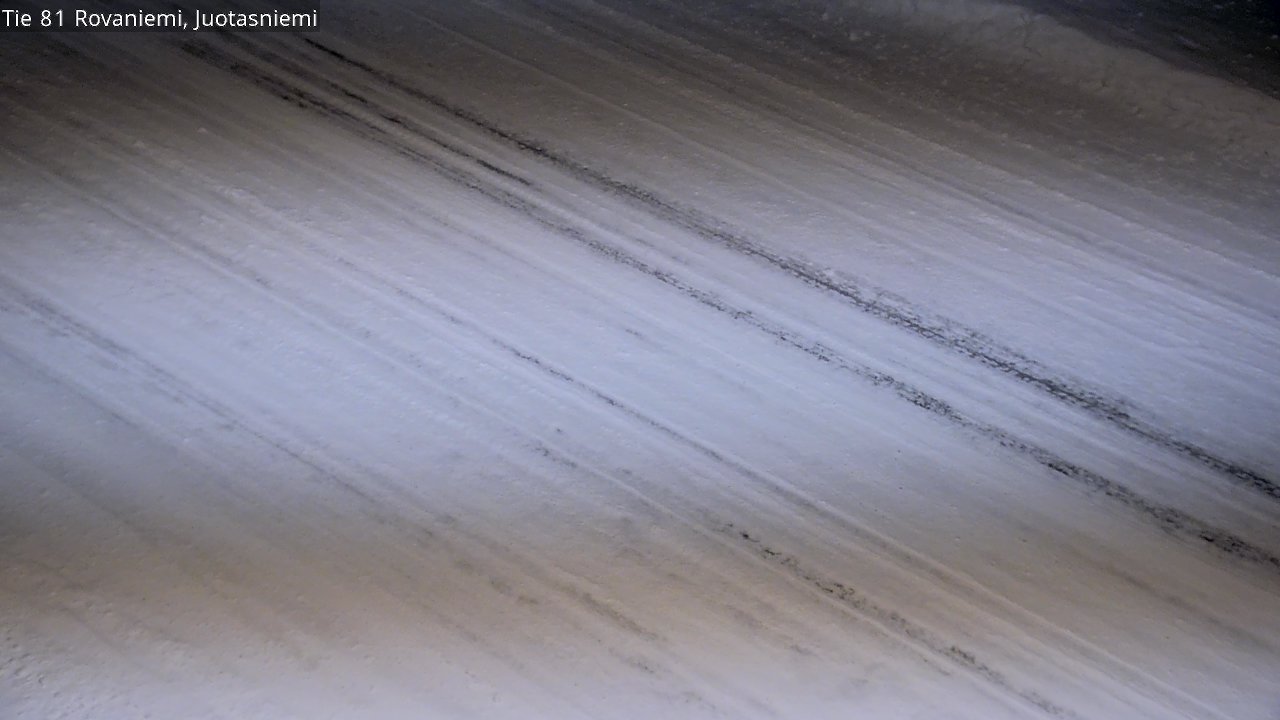 Weather Camera Image Road 81 Rovaniemi, Juotasniemi, Rovaniemi, Lappi