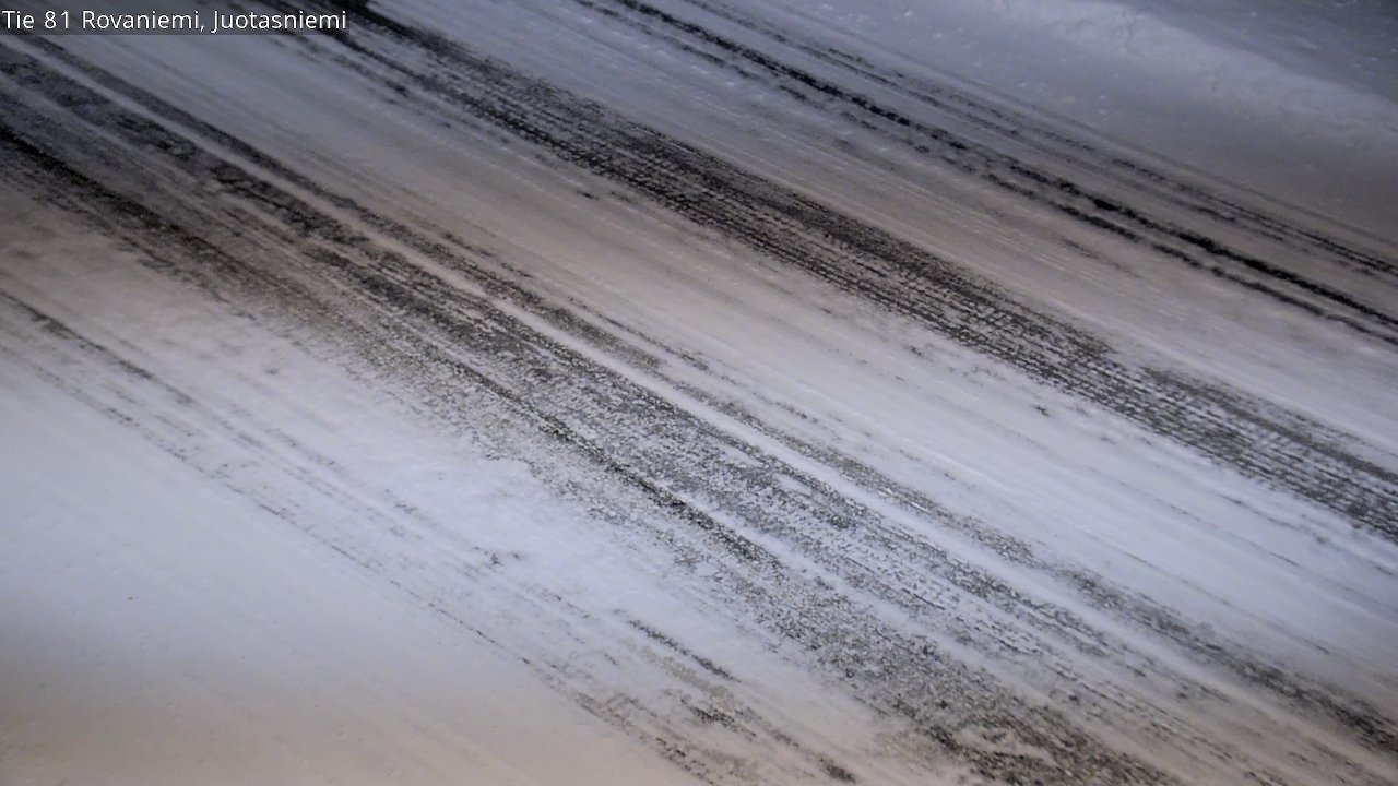 Weather Camera Image Väg 81 Rovaniemi, Juotasniem, Rovaniemi, Lappi