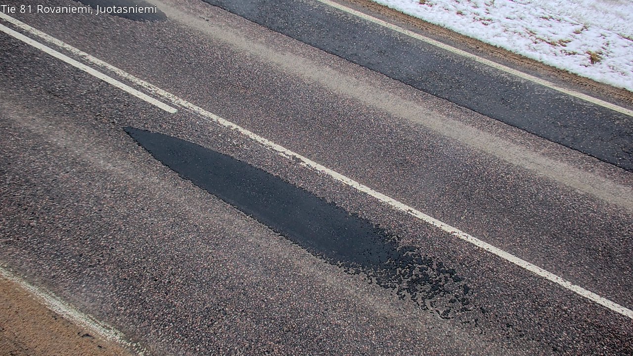 Weather Camera Image Road 81 Rovaniemi, Juotasniemi, Rovaniemi, Lappi