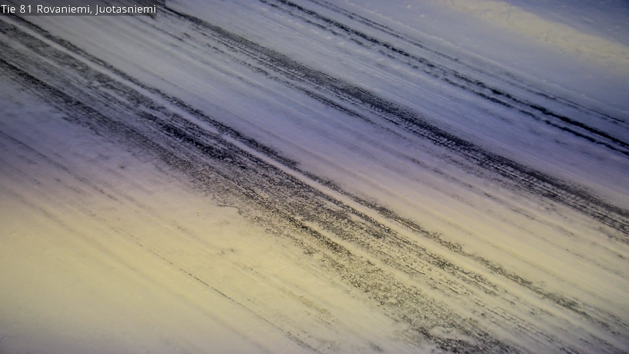 Weather Camera Image Road 81 Rovaniemi, Juotasniemi, Rovaniemi, Lappi
