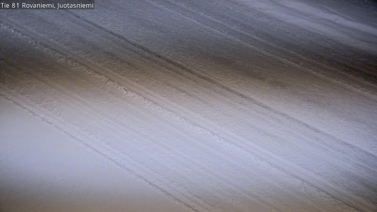 Weather Camera Image Road 81 Rovaniemi, Juotasniemi, Rovaniemi, Lappi