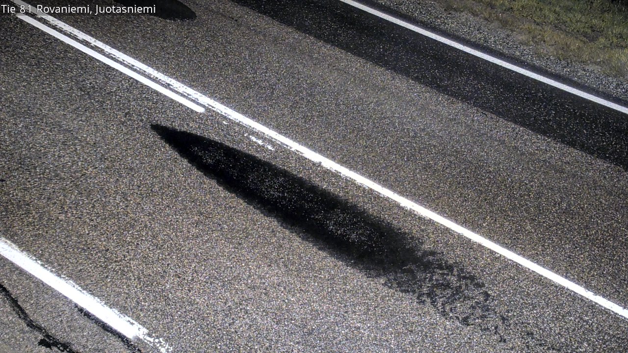 Weather Camera Image Väg 81 Rovaniemi, Juotasniem, Rovaniemi, Lappi