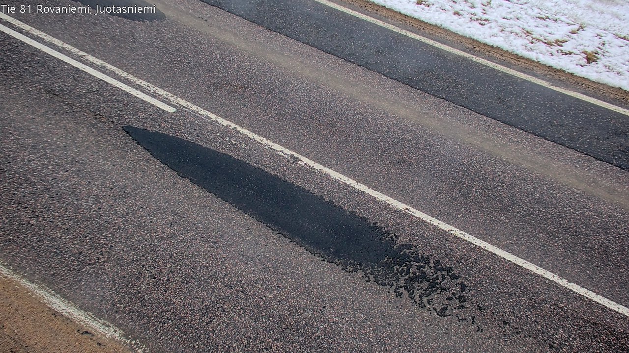 Weather Camera Image Road 81 Rovaniemi, Juotasniemi, Rovaniemi, Lappi