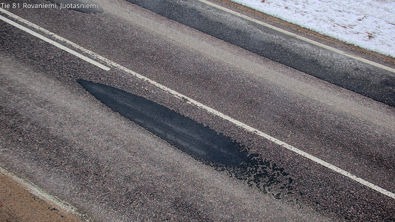 Weather Camera Image Road 81 Rovaniemi, Juotasniemi, Rovaniemi, Lappi