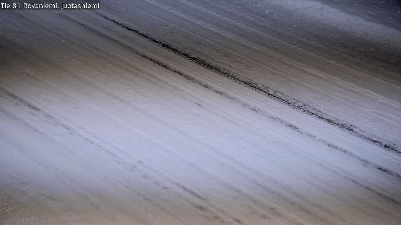 Weather Camera Image Road 81 Rovaniemi, Juotasniemi, Rovaniemi, Lappi