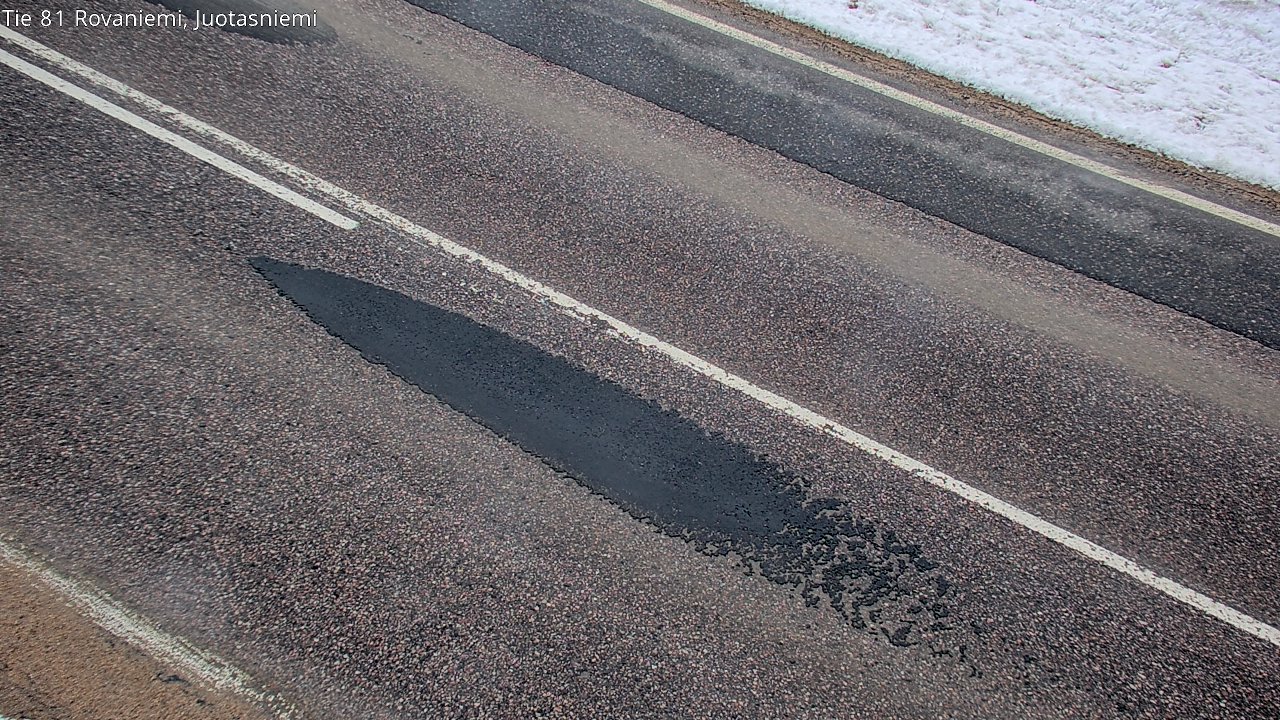 Weather Camera Image Road 81 Rovaniemi, Juotasniemi, Rovaniemi, Lappi