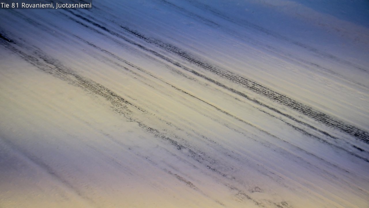 Weather Camera Image Road 81 Rovaniemi, Juotasniemi, Rovaniemi, Lappi
