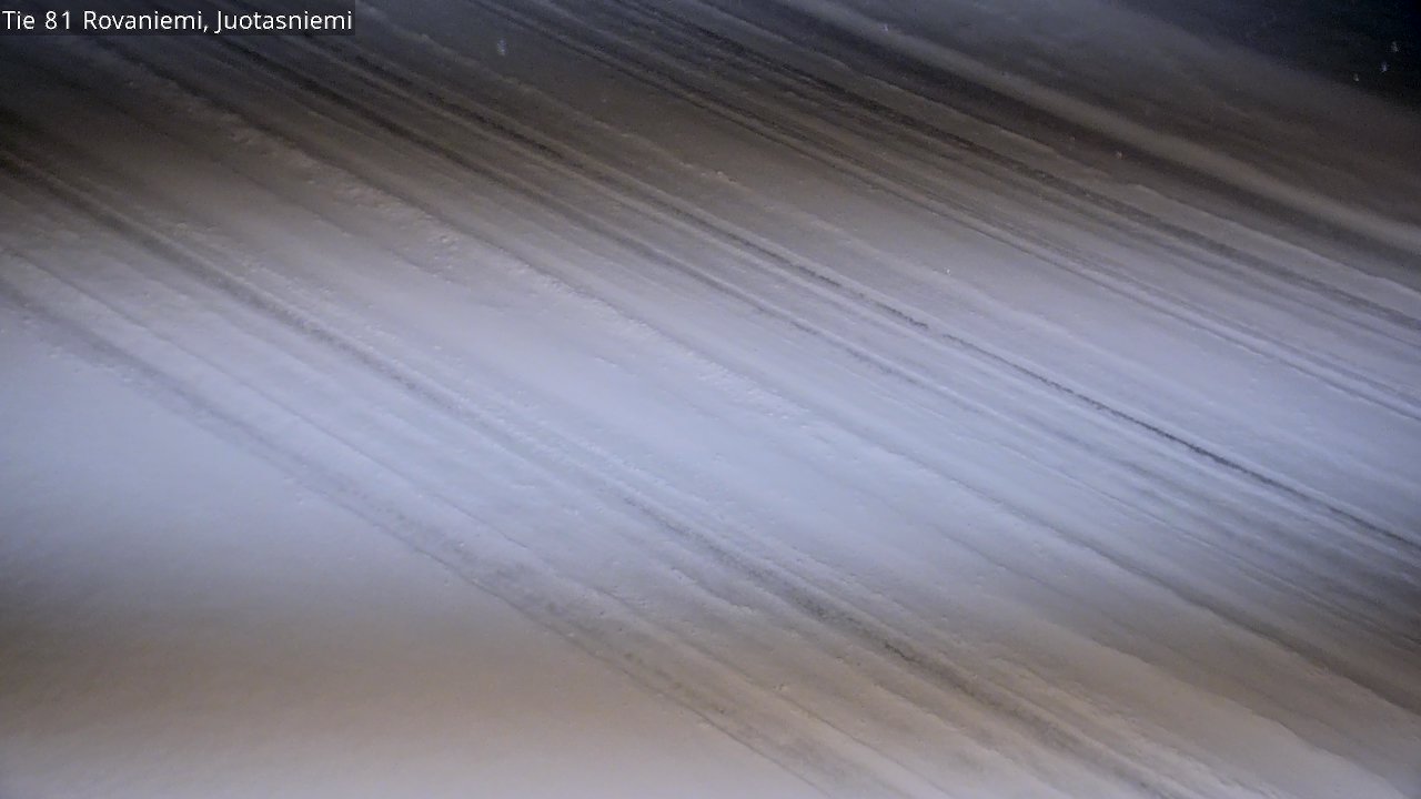 Weather Camera Image Road 81 Rovaniemi, Juotasniemi, Rovaniemi, Lappi