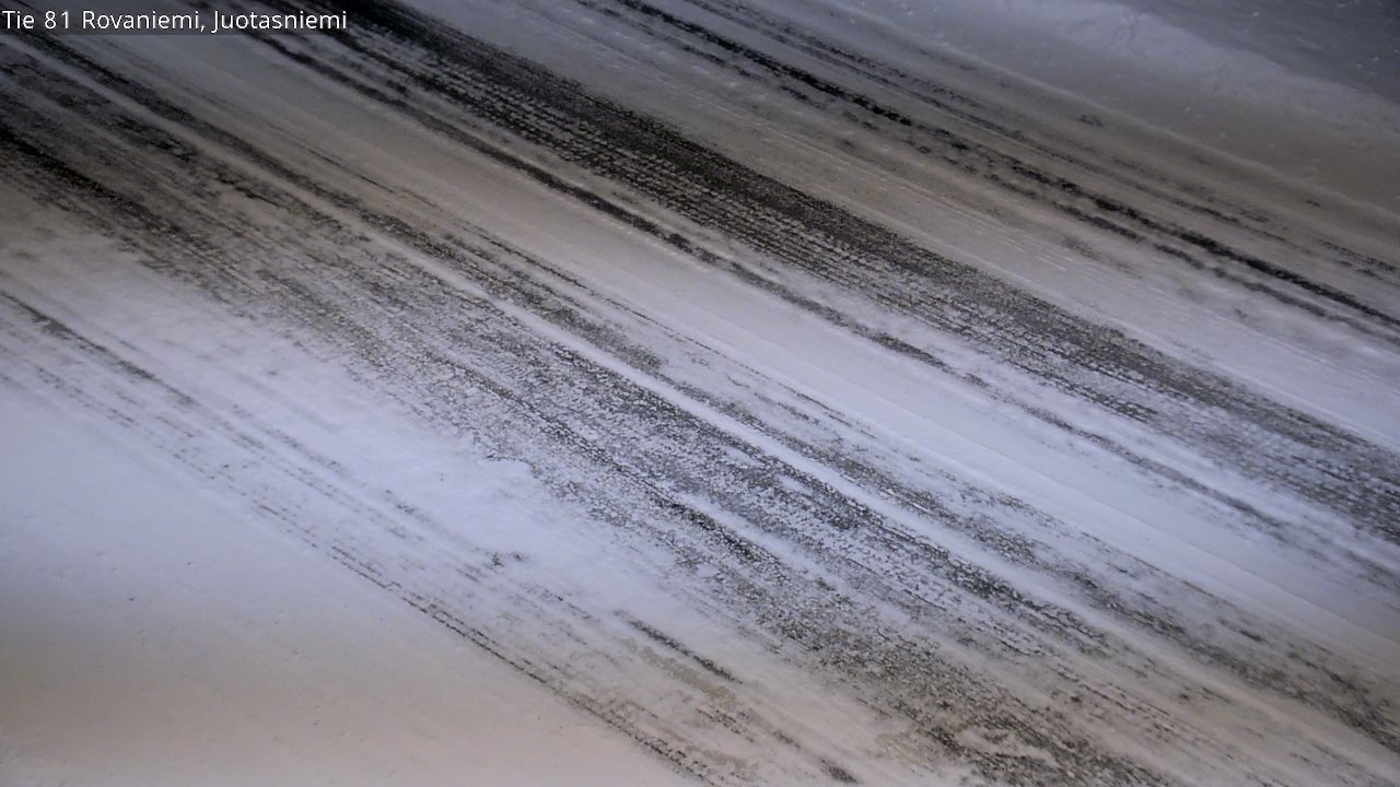 Weather Camera Image Väg 81 Rovaniemi, Juotasniem, Rovaniemi, Lappi