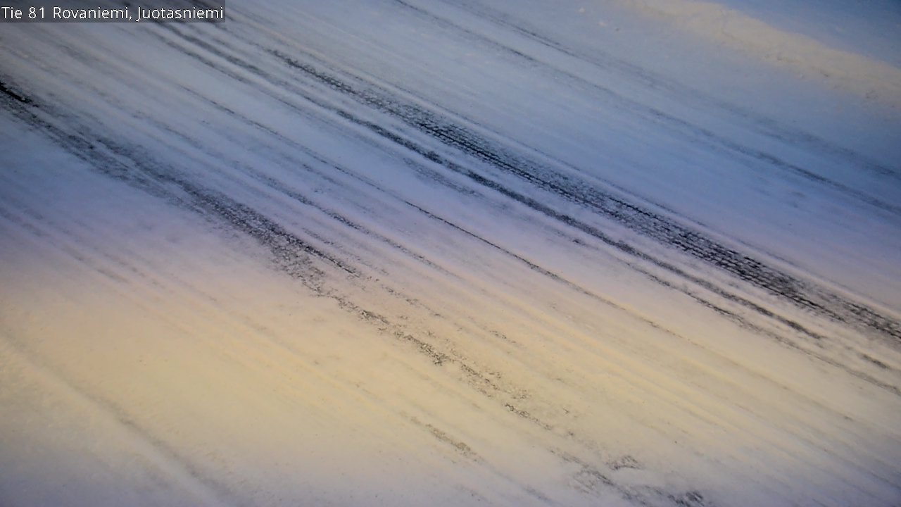 Weather Camera Image Road 81 Rovaniemi, Juotasniemi, Rovaniemi, Lappi