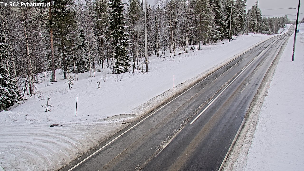 Kelikamerat Kuva Tie 962 Pelkosenniemi Pyhätunturi, Pelkosenniemi, Lappi