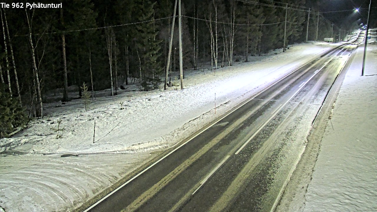 Kelikamerat Kuva Tie 962 Pelkosenniemi Pyhätunturi, Pelkosenniemi, Lappi